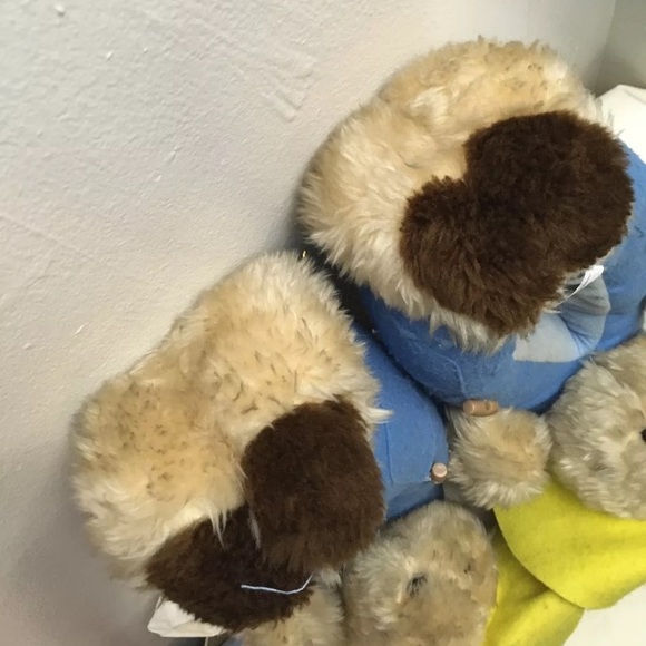 Dondi Paddington Bear Slippers Size (Large) 9/10 Blue Yellow - Picture 15 of 15